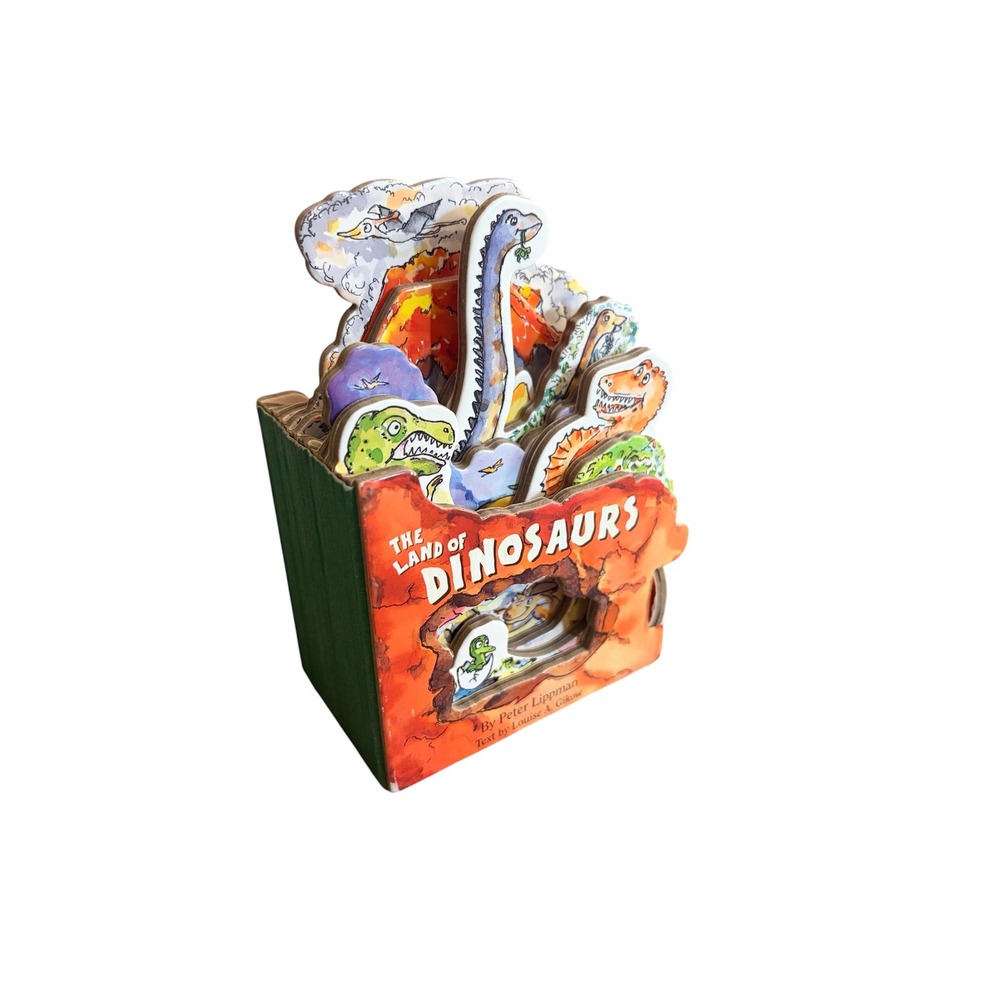 The Land of Dinosaurs by Peter Lippman Mini House Chunky Cutout Board Book